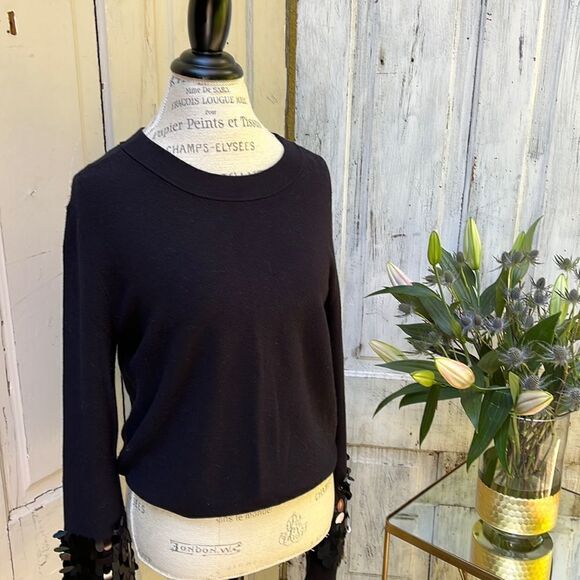 ZARA , KNIT LONG SLEEVED TOP Size M - Picture 1 of 6